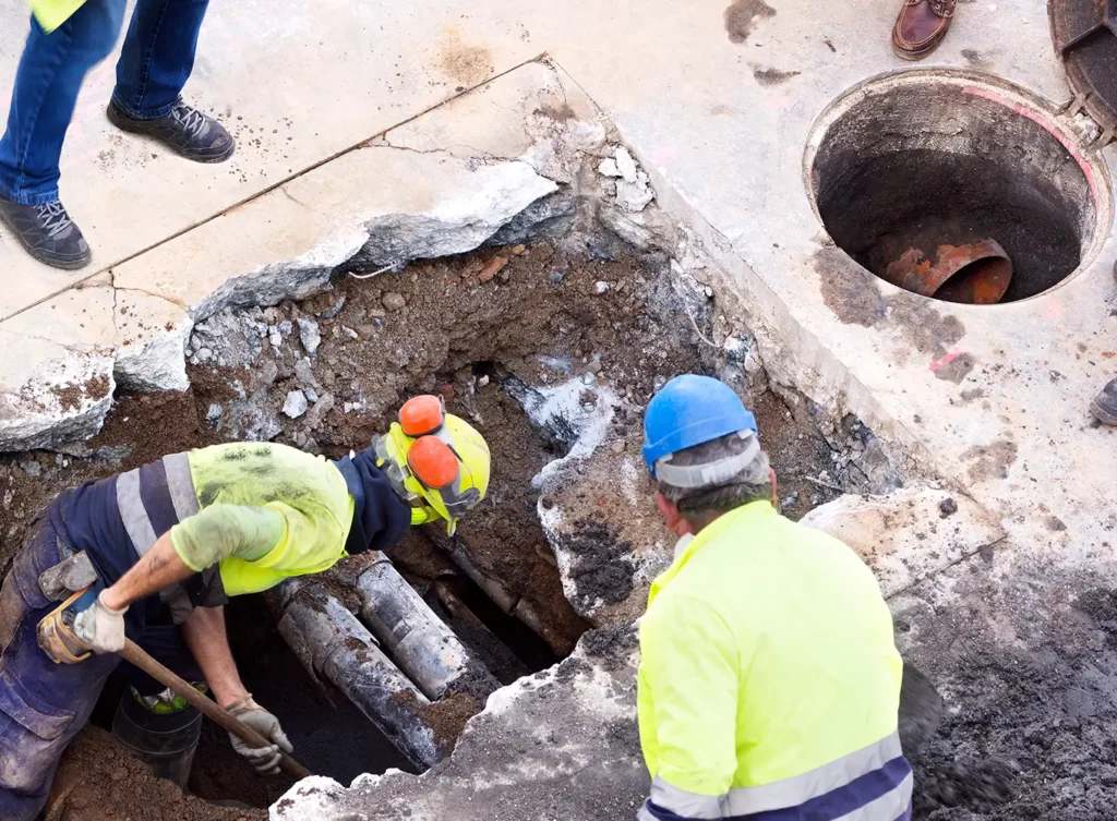 sewer repair contractors in centreville il